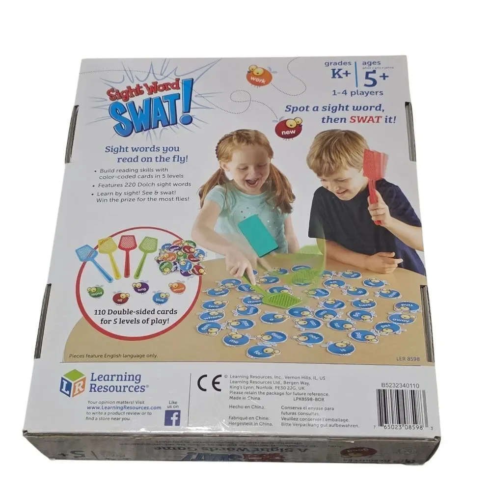 Learning Resources Sight Word Swat Game